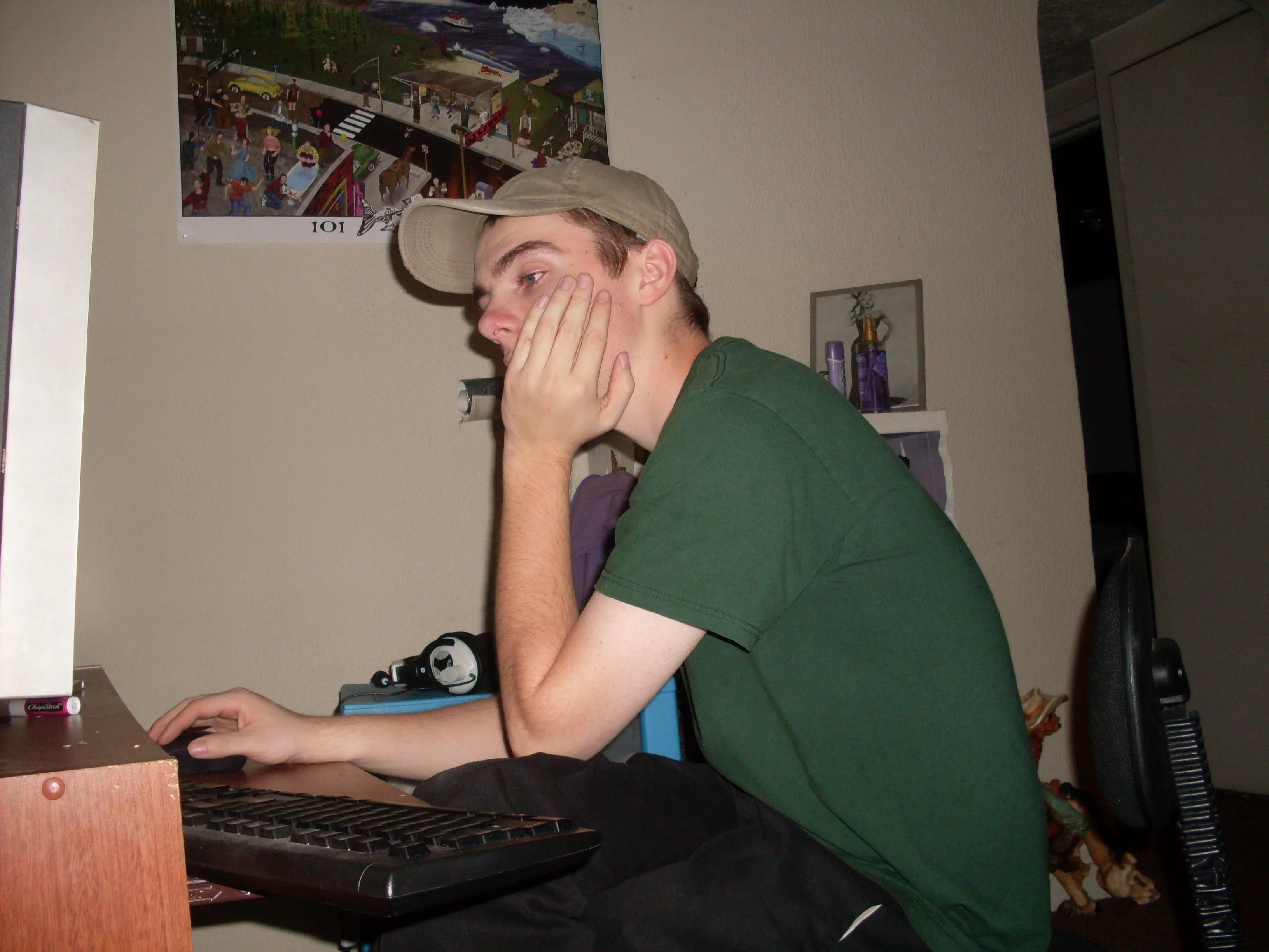 Working as a computer repair technician and delivering pizzas